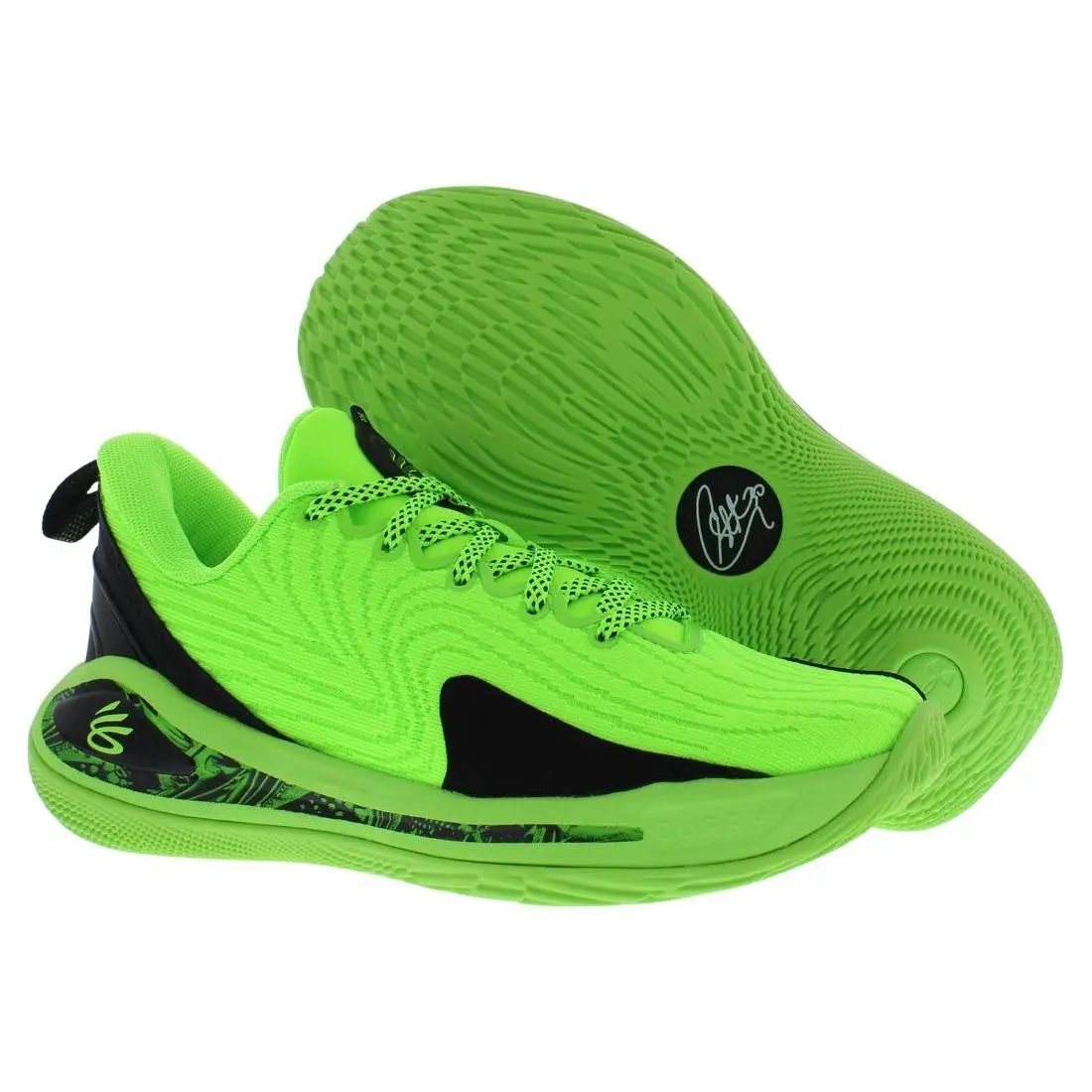 Under Armour Curry 12 Extraterrestrial GS Boys Shoes Size 5 Color: Black/hyper