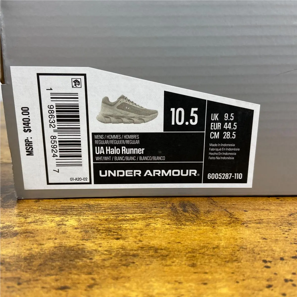 Under Armour shoes - Under Armour Halo Runner - Halo Runner - 6005287-110 - White 11