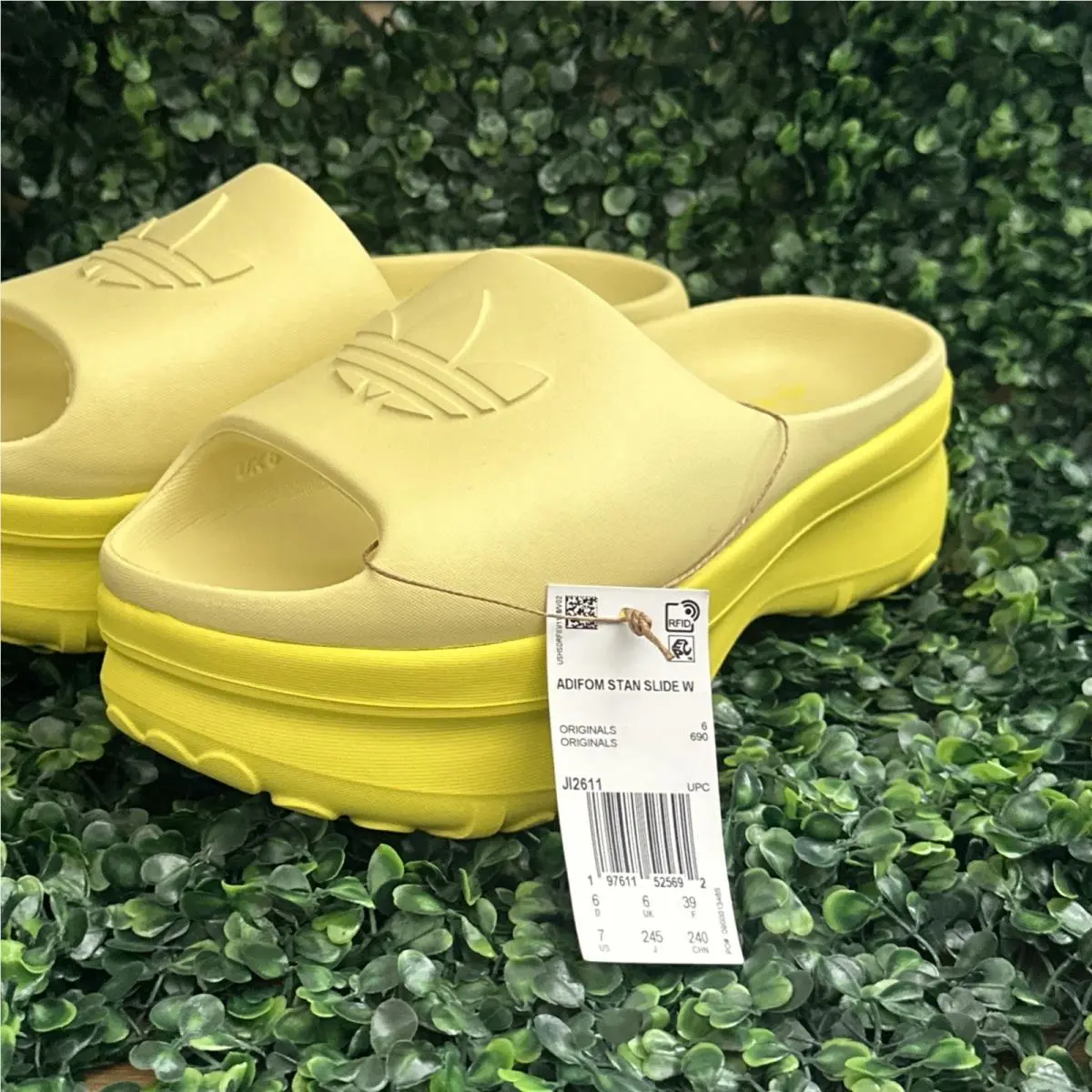 Adidas shoes - adidas Adifom Stan Slides - Adifom Stan Slides - JI2611 - Yellow 1