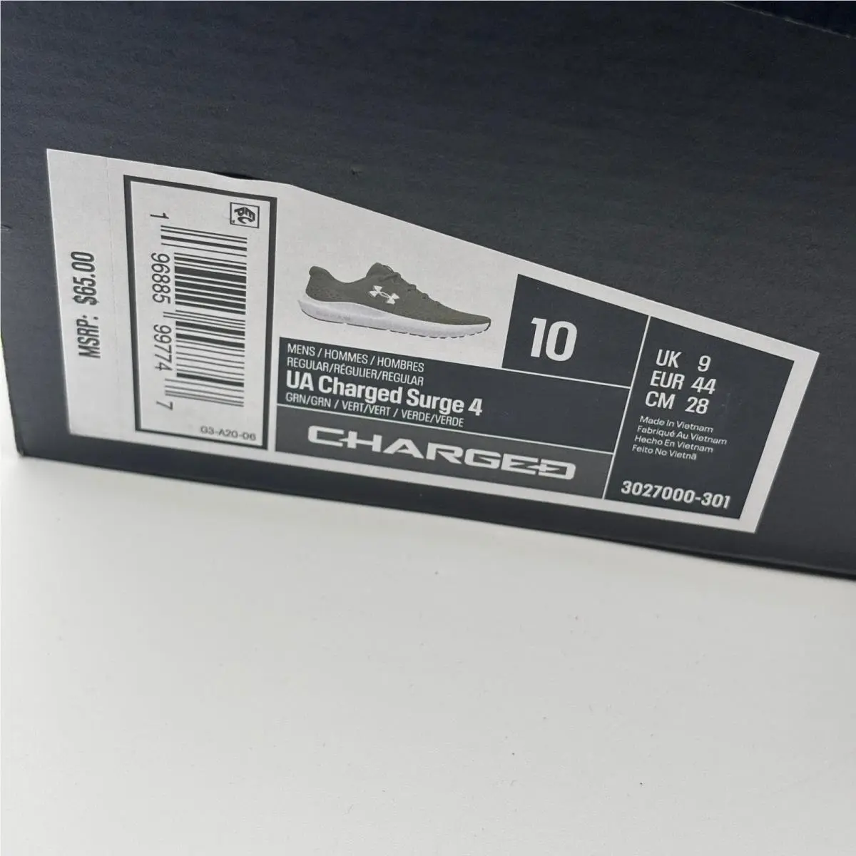 Under Armour shoes - Under Armour Charged Surge 4 - Green 0