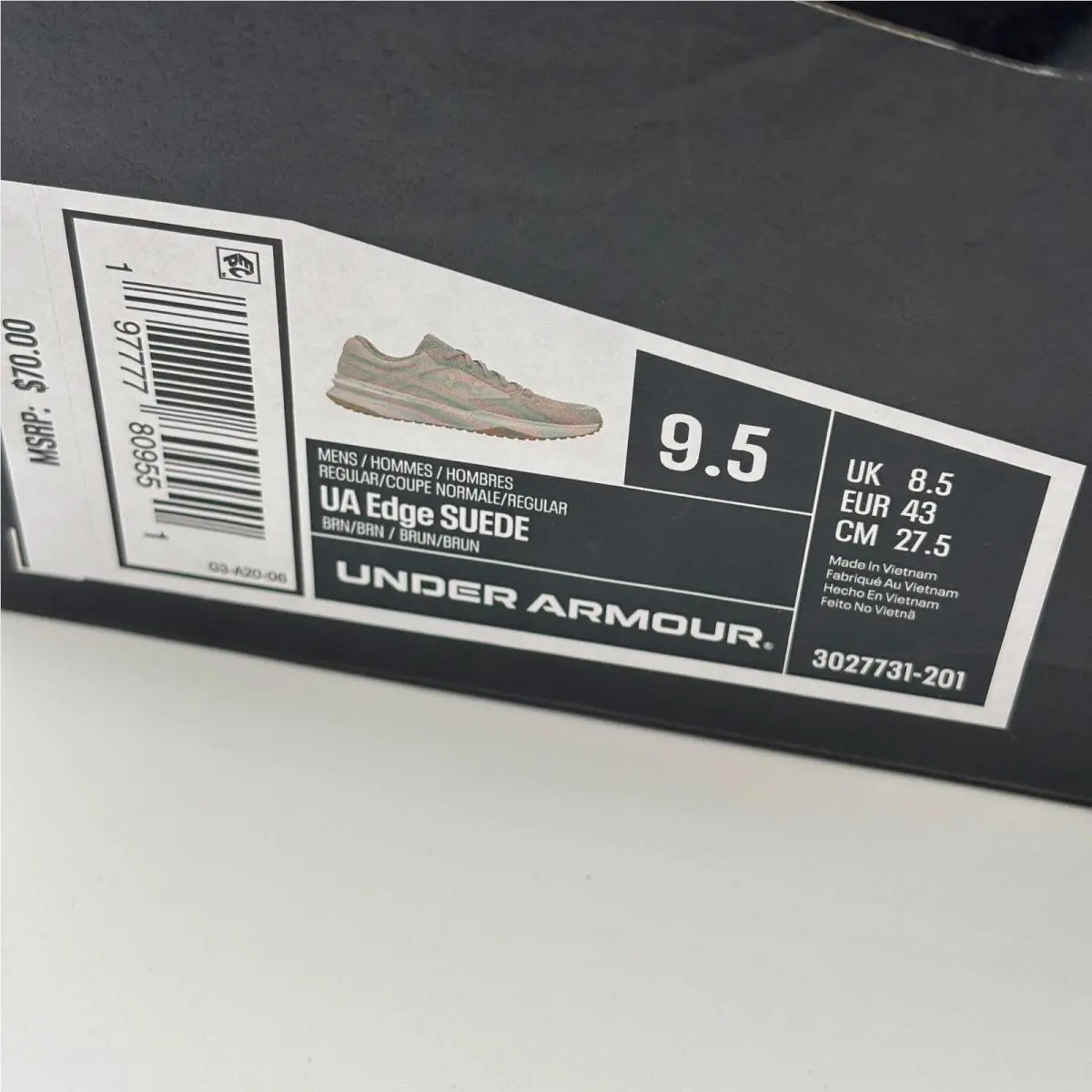Under Armour shoes - Edge Suede - Edge Suede - Brown 0