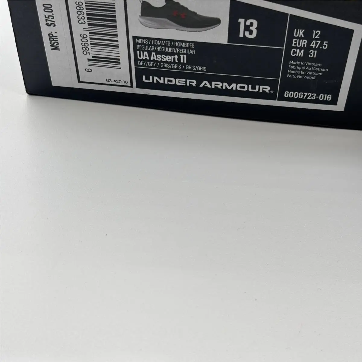 Under Armour shoes - UA Assert 11 - Assert - Gray 0