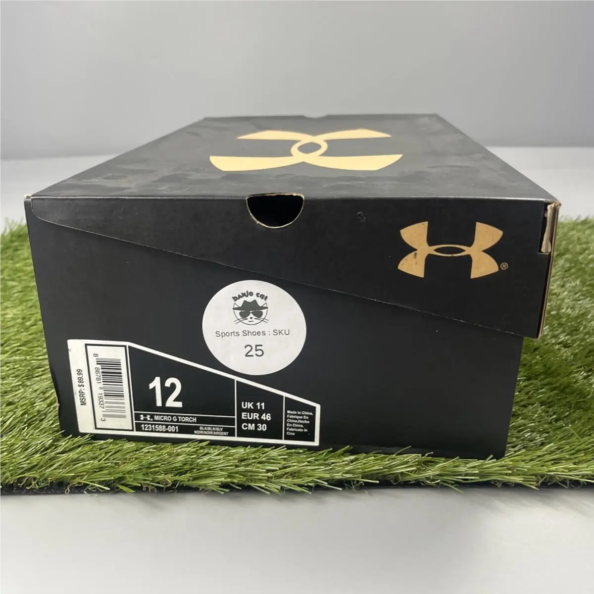 Under Armour shoes - Under Armour Micro G - Micro - 1259013-600 - Black, Manufacturer: Red 9
