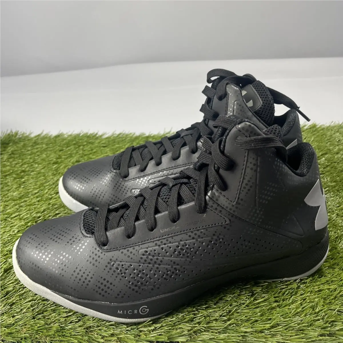 Under Armour shoes - Under Armour Micro G - Micro - 1259013-600 - Black, Manufacturer: Red 6