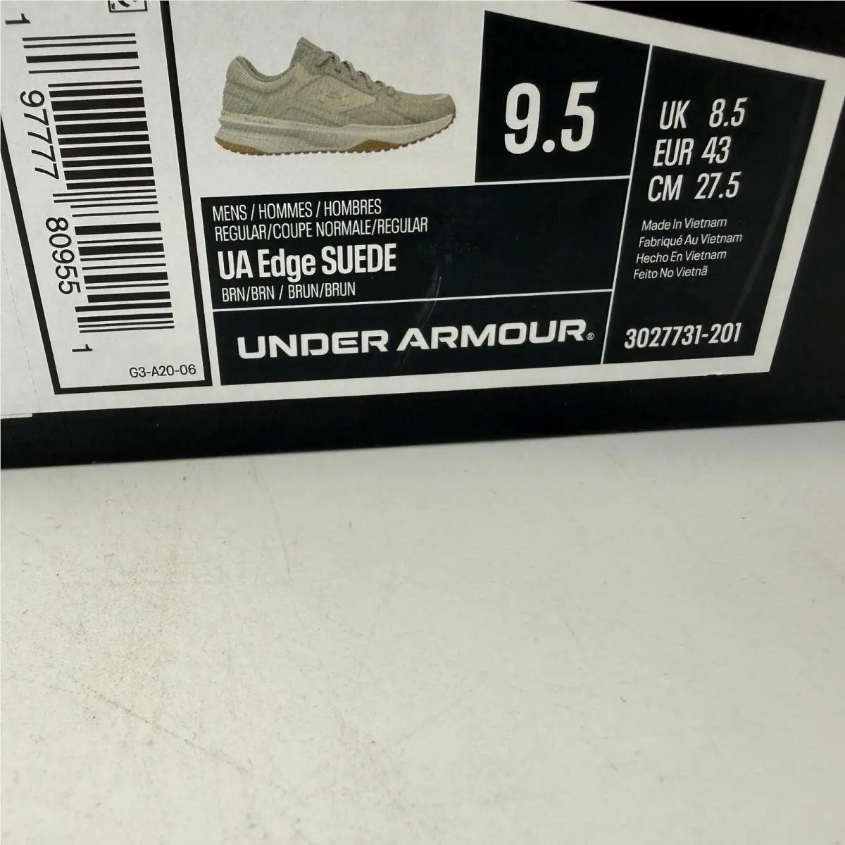 Under Armour shoes - UA Edge Suede - Edge Suede - Brown 0