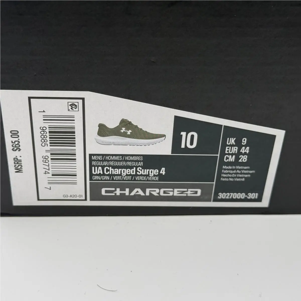 Under Armour shoes - Under Armour Charged Surge 4 - Green 4