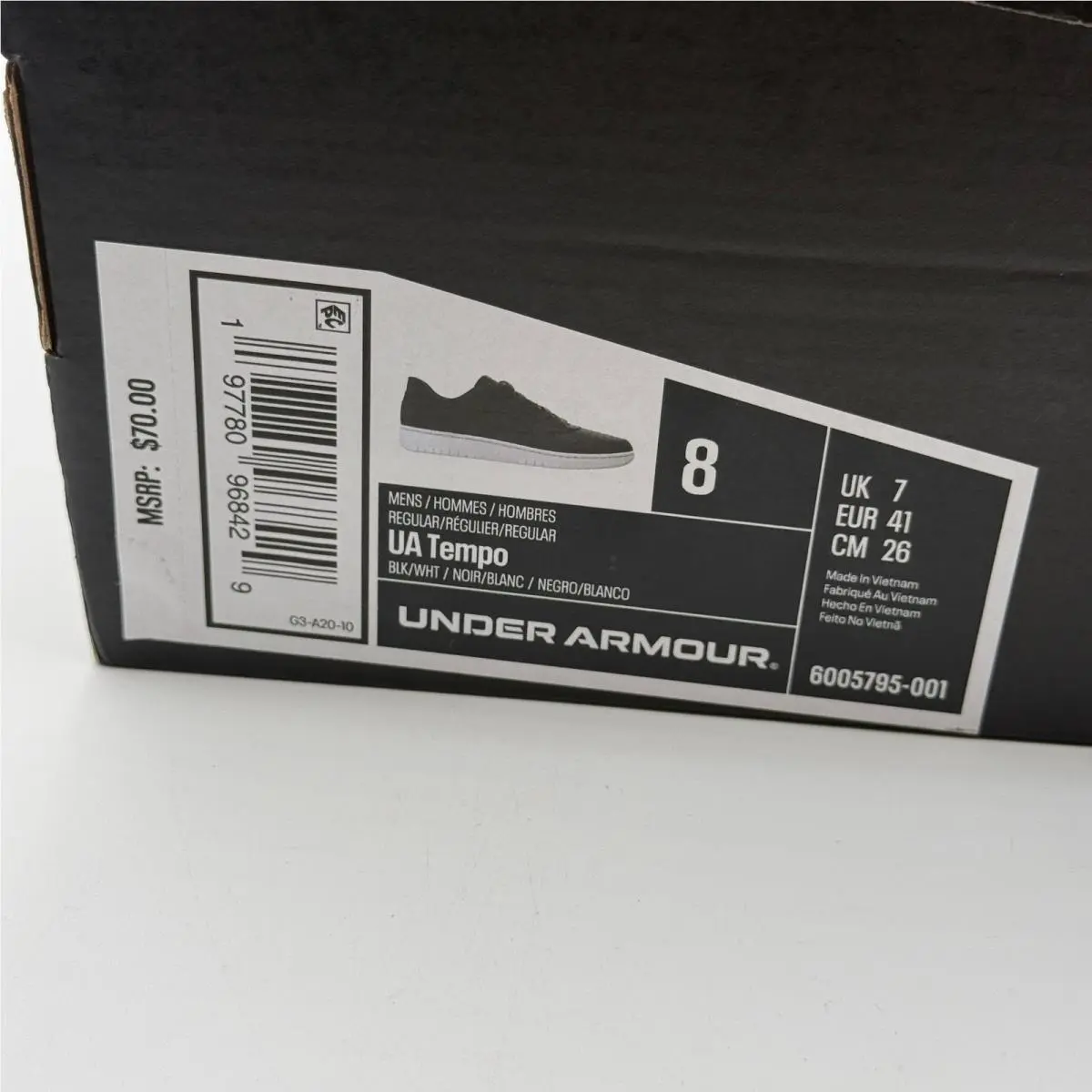 Under Armour shoes - UA Tempo - Tempo - Black 5
