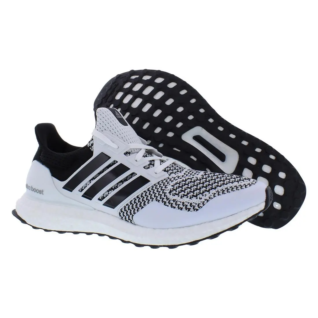 Adidas Ultraboost 1.0 Mens Shoes Size 13 Color: White/black/iron Metallic