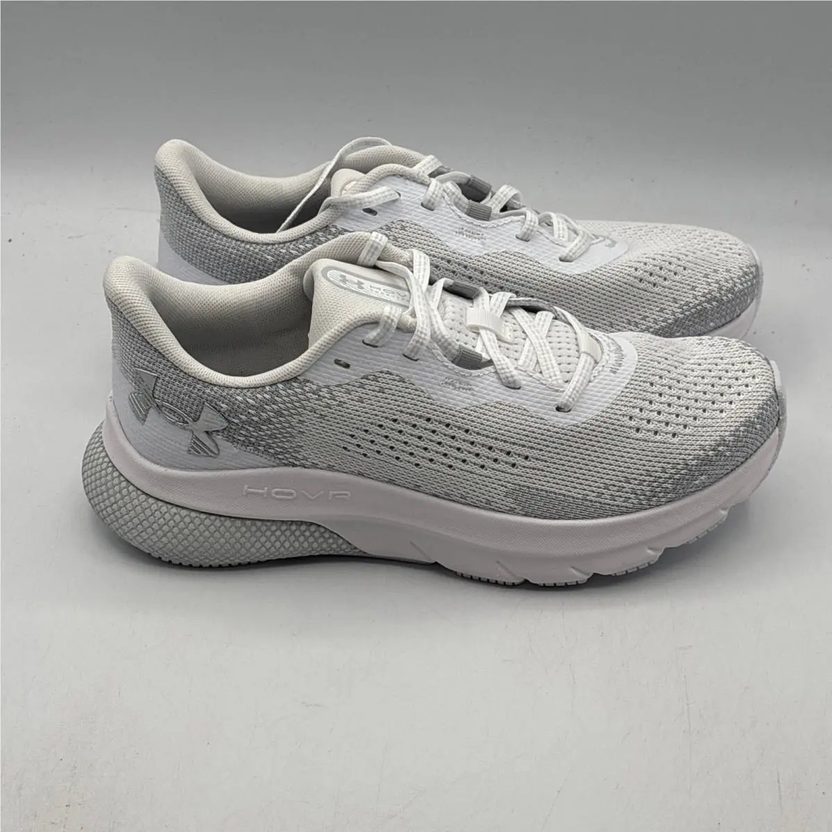 Under Armour Hovr Turbulence 2 Running Shoes Women 6.5 White Gray 3026525-101