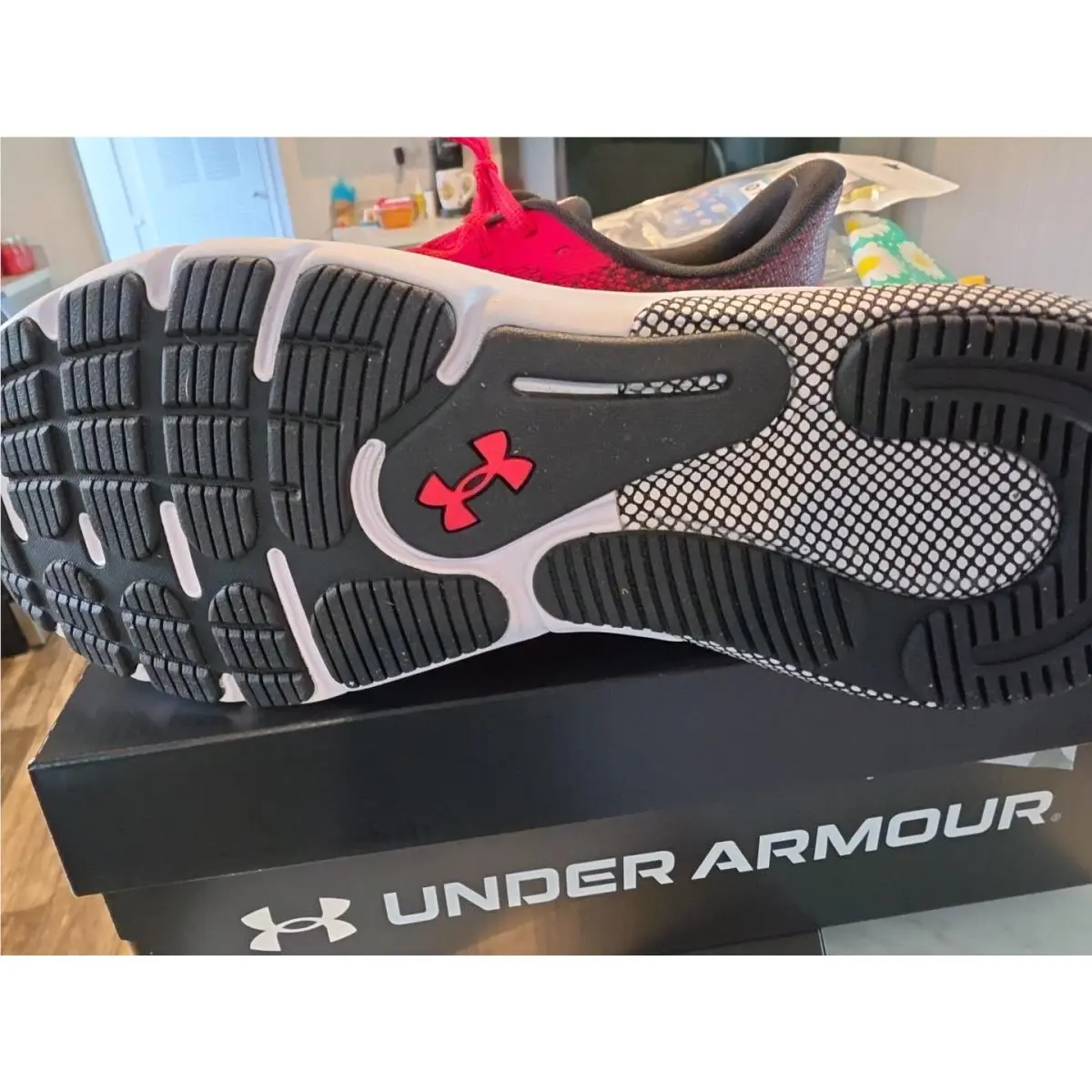 Under Armour shoes - Under Armour HOVR Turbulence 2 - red/white 3