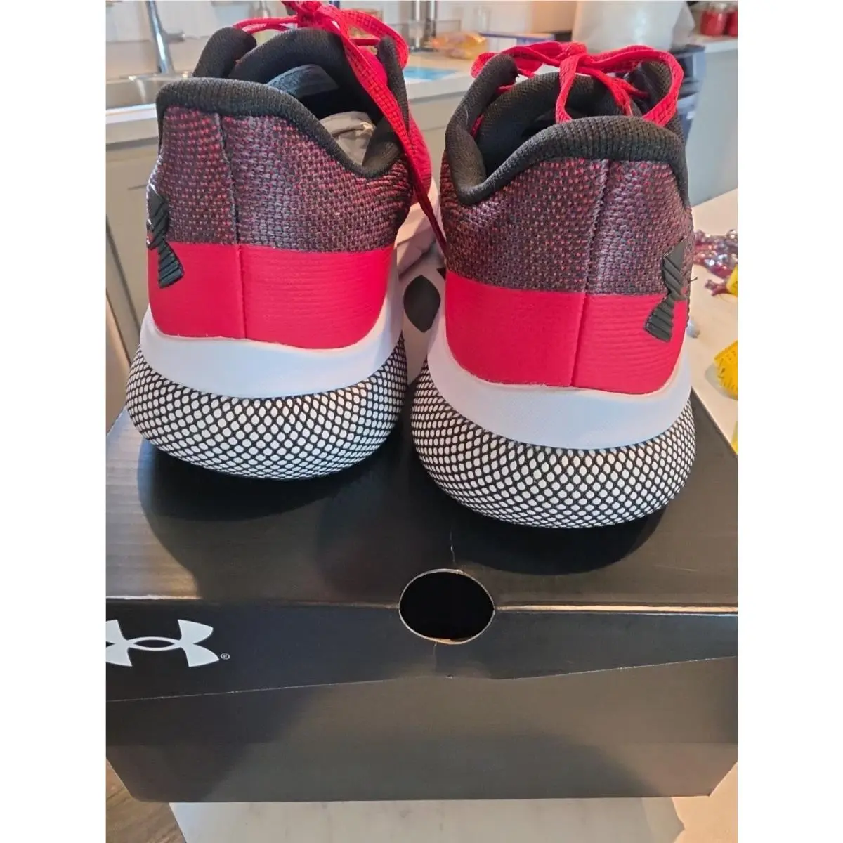 Under Armour shoes - Under Armour HOVR Turbulence 2 - red/white 4
