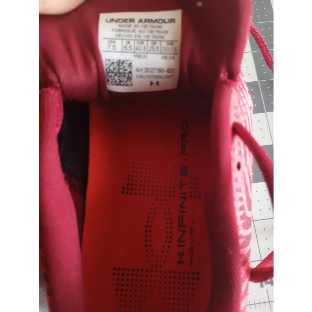 Under Armour shoes - Under Armour Infinite Pro - Infinite Pro - Red 4