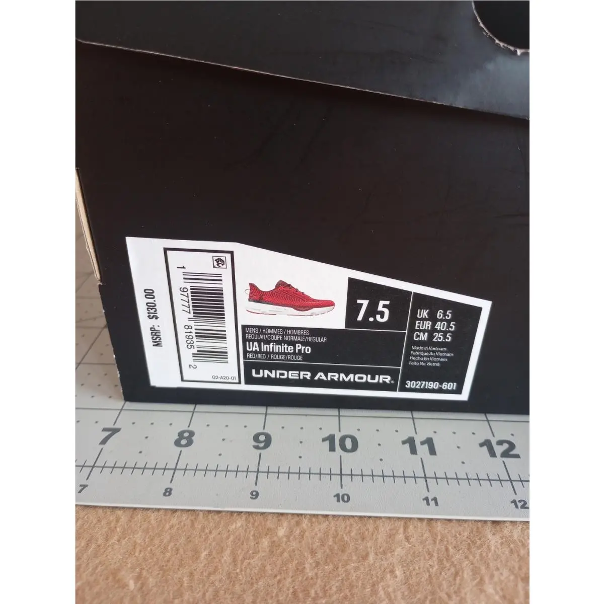 Under Armour shoes - Under Armour Infinite Pro - Infinite Pro - Red 5