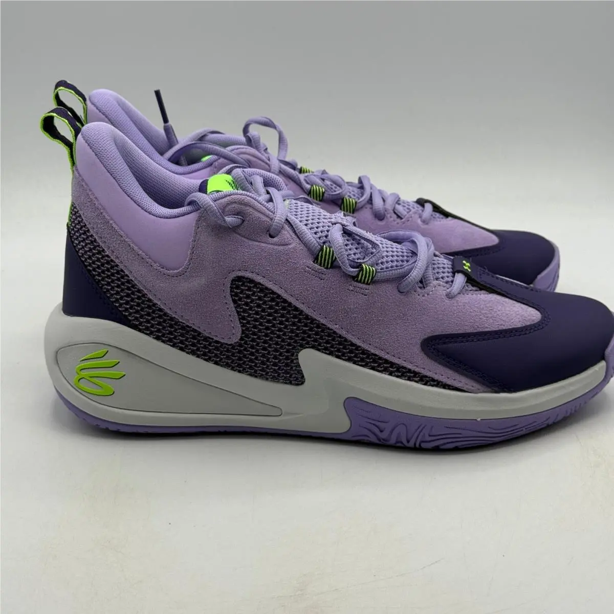 Under Armour Curry 3Z7 Sde Shoes Mens 10.5 Purple Basketball 6000750-538