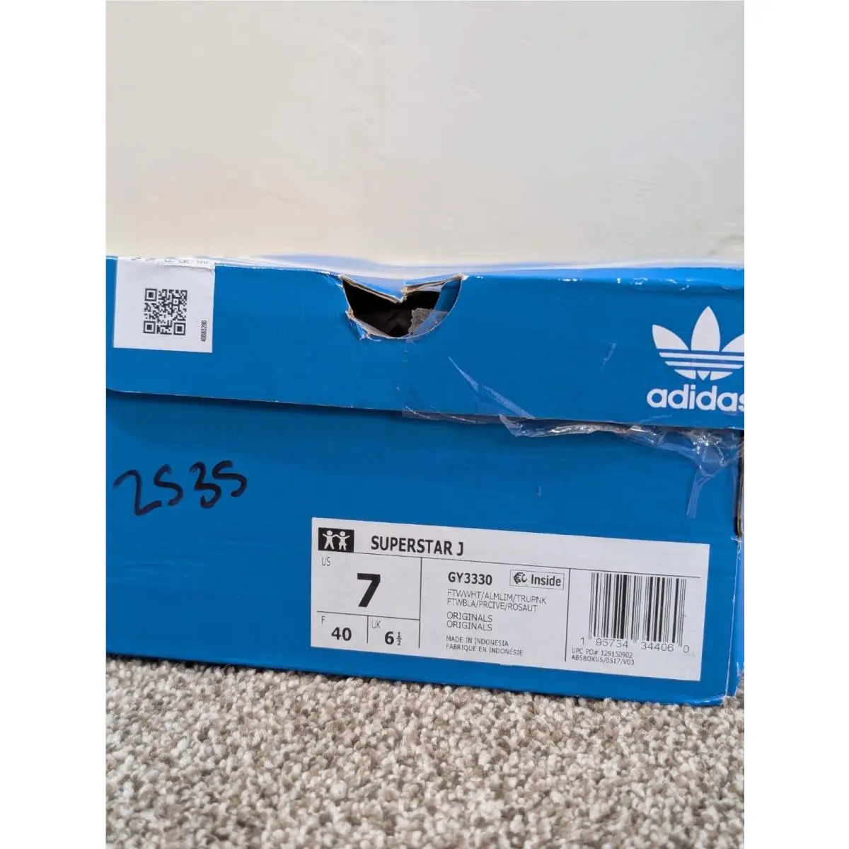 Adidas shoes - Adidas	Superstar J - Multicolor 7