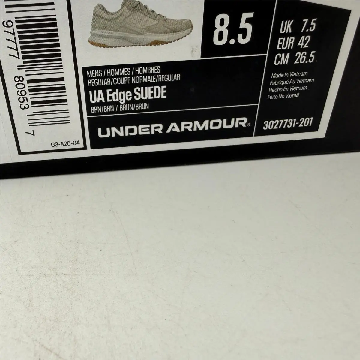 Under Armour shoes - UA Edge Suede - Edge Suede - Beige 0