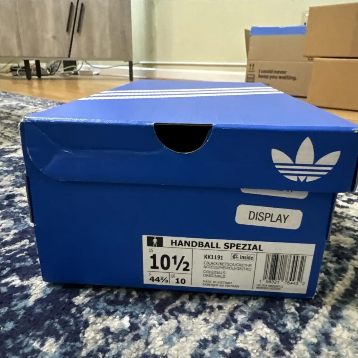 Adidas shoes - adidas Handball Spezial - Handball Spezial - KK1191 - Core Black / Better Scarlet / Grey Three (UPC: 0198321764432) 8