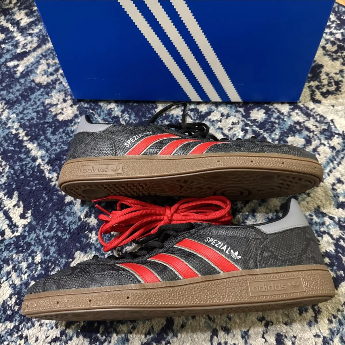 Adidas shoes - adidas Handball Spezial - Handball Spezial - KK1191 - Core Black / Better Scarlet / Grey Three (UPC: 0198321764432) 0