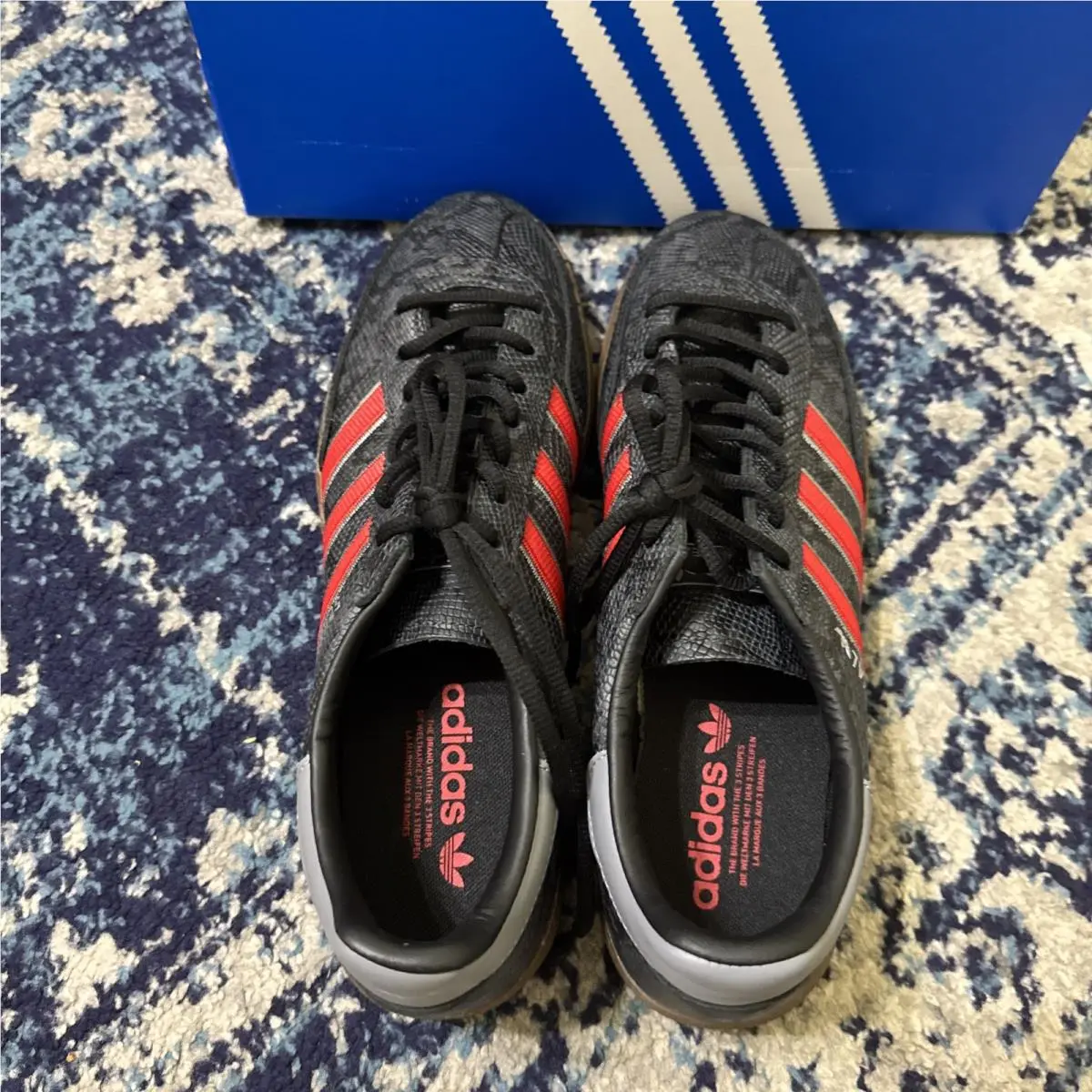 Adidas shoes - adidas Handball Spezial - Handball Spezial - KK1191 - Core Black / Better Scarlet / Grey Three (UPC: 0198321764432) 2