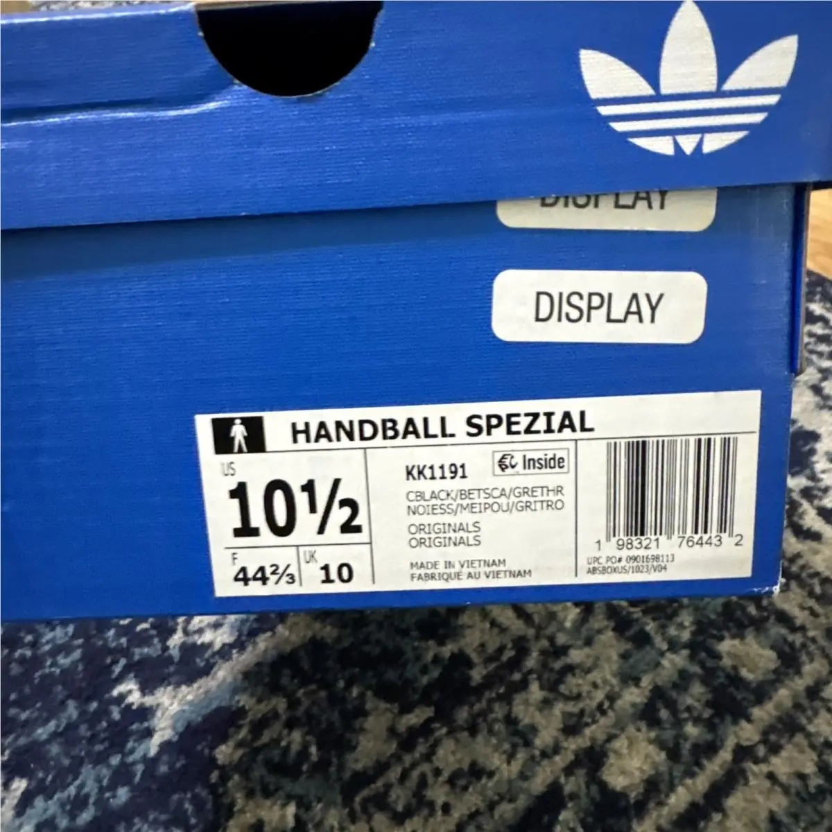 Adidas shoes - adidas Handball Spezial - Handball Spezial - KK1191 - Core Black / Better Scarlet / Grey Three (UPC: 0198321764432) 7