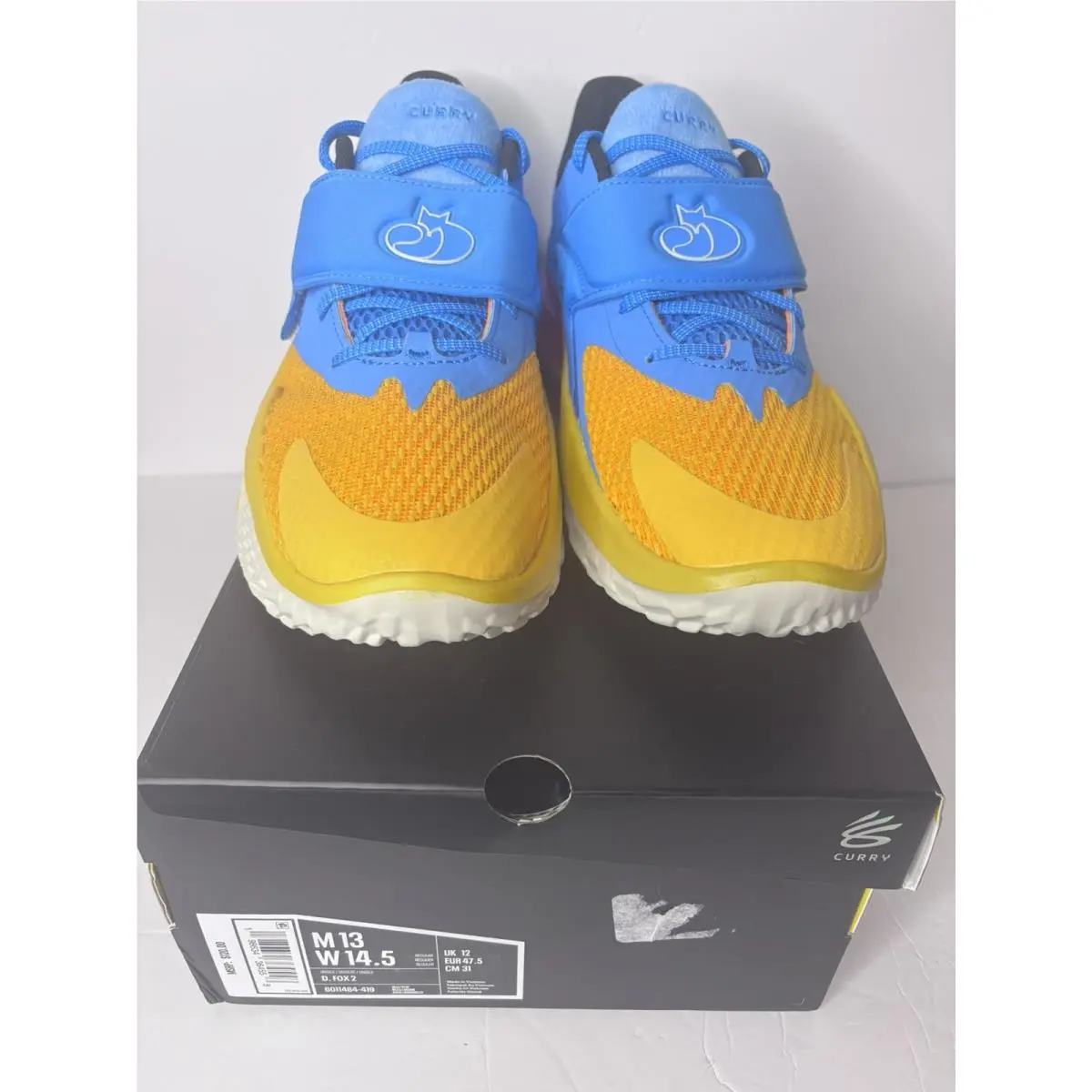 Under Armour shoes - Curry Fox 2 - Curry Fox - 6011484-419 - Capri / Campus Gold / Stone 5