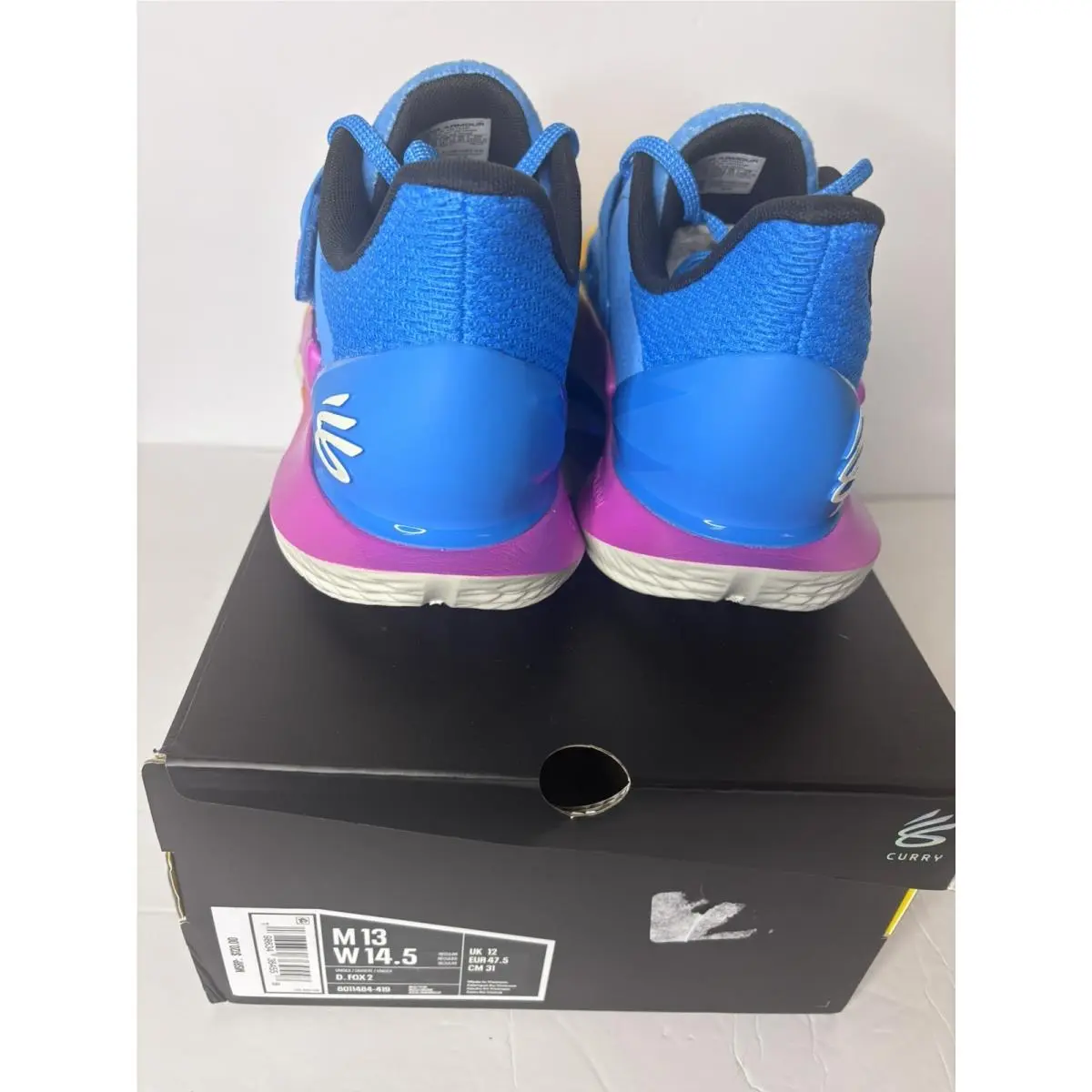 Under Armour shoes - Curry Fox 2 - Curry Fox - 6011484-419 - Capri / Campus Gold / Stone 6