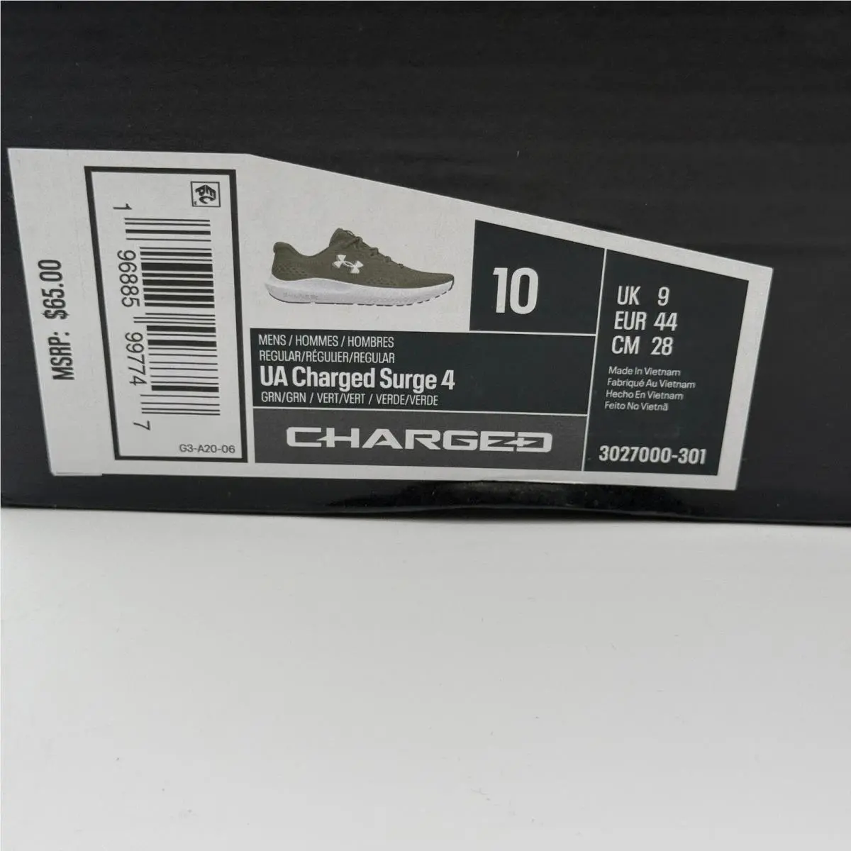 Under Armour shoes - Charged Surge 4 - Charged Surge - Green 5
