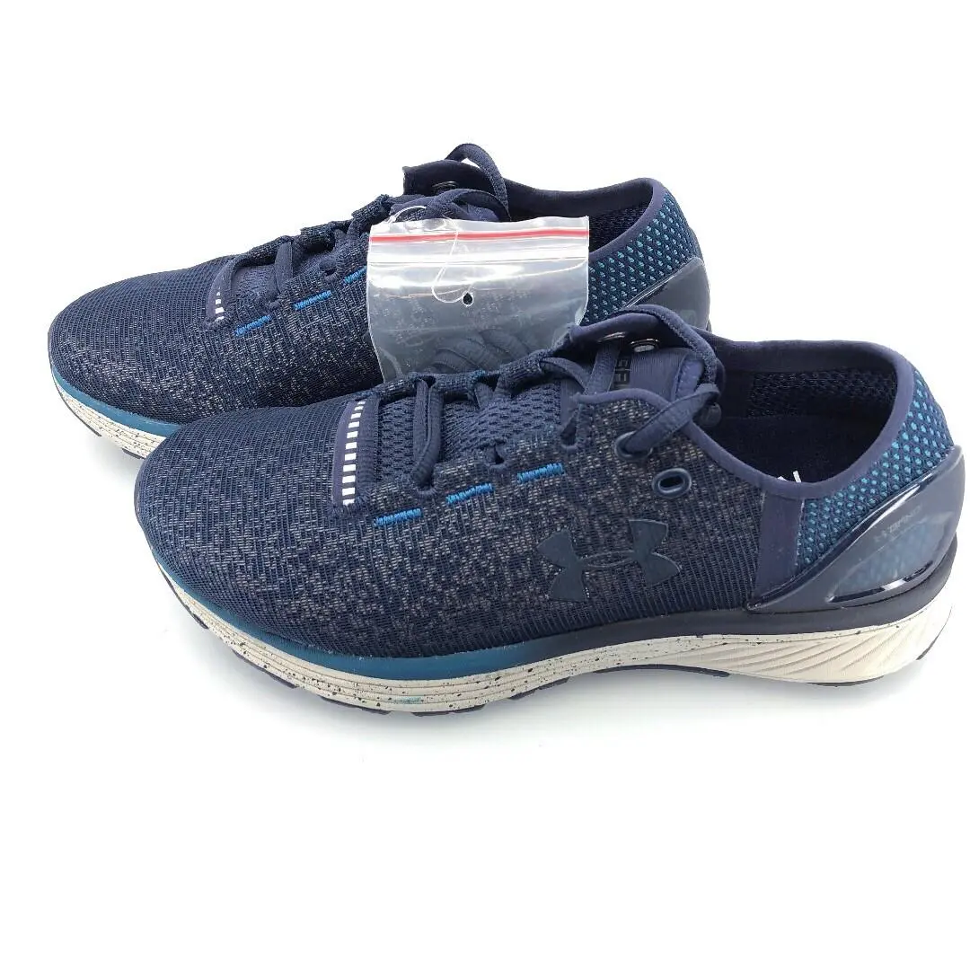 Under Armour W Charged Bandit 3 Reflect Size 6 Dark Blue Gray Shoes Xtra Laces