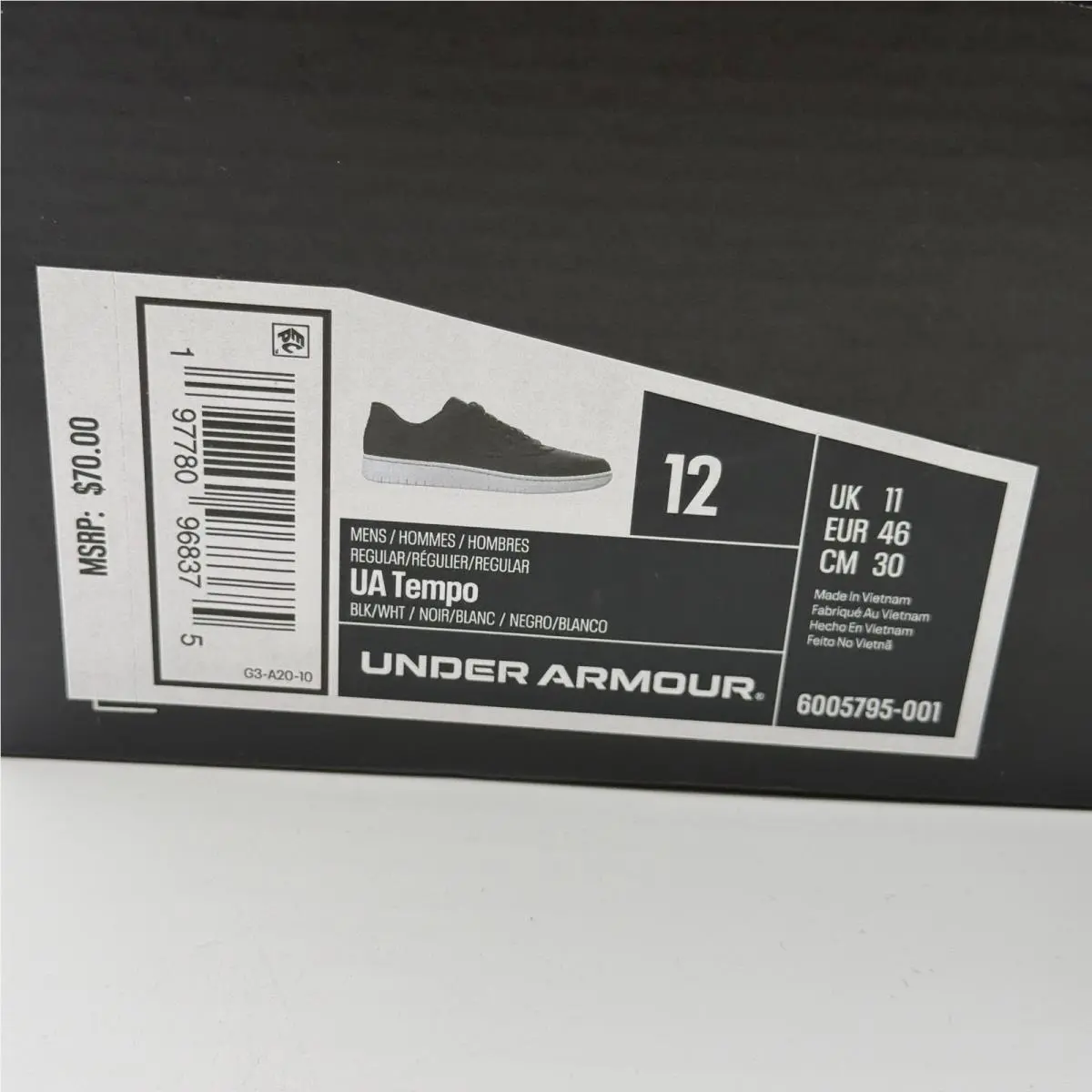 Under Armour shoes - UA Tempo - Tempo - Black 5