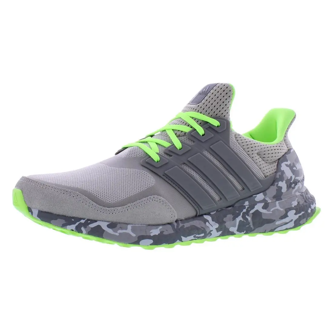 Adidas Ultraboost Mens Shoes Size 5.5 Color: Grey/lime