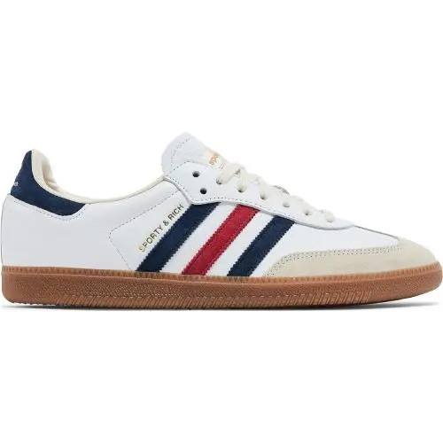 Adidas Samba Og x Sporty Rich Sneakers Shoes White/indigo/colleg US6.5/ UK 6