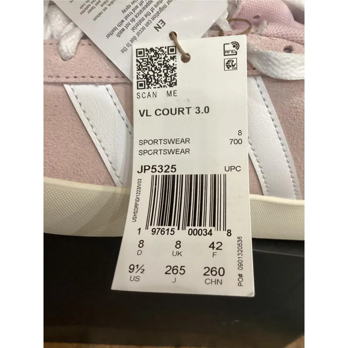 Adidas shoes - VL Court 3.0 - Court - Pink 5