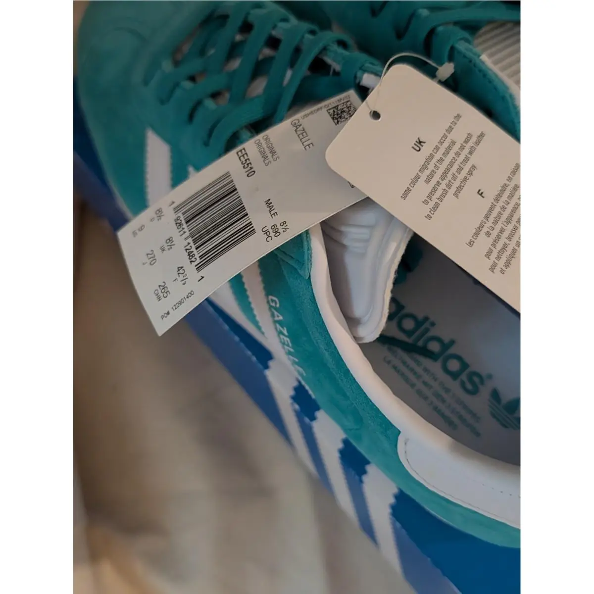 Adidas shoes - adidas Gazelle - Gazelle - Blue 3