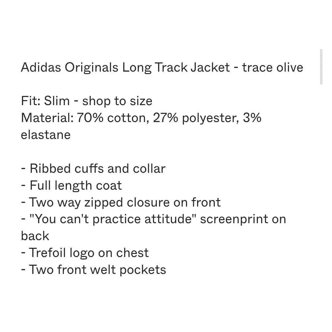 Adidas clothing - Adidas Long Track jacket - Long Track jacket - Army green 14