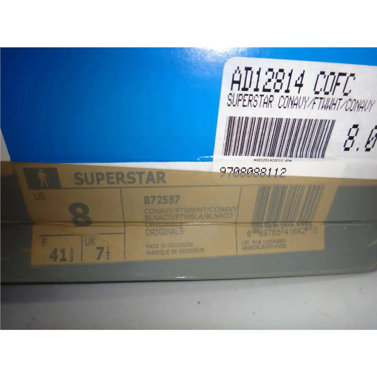 Adidas shoes - adidas Superstar - Superstar - B72587 - Collegiate Navy 1