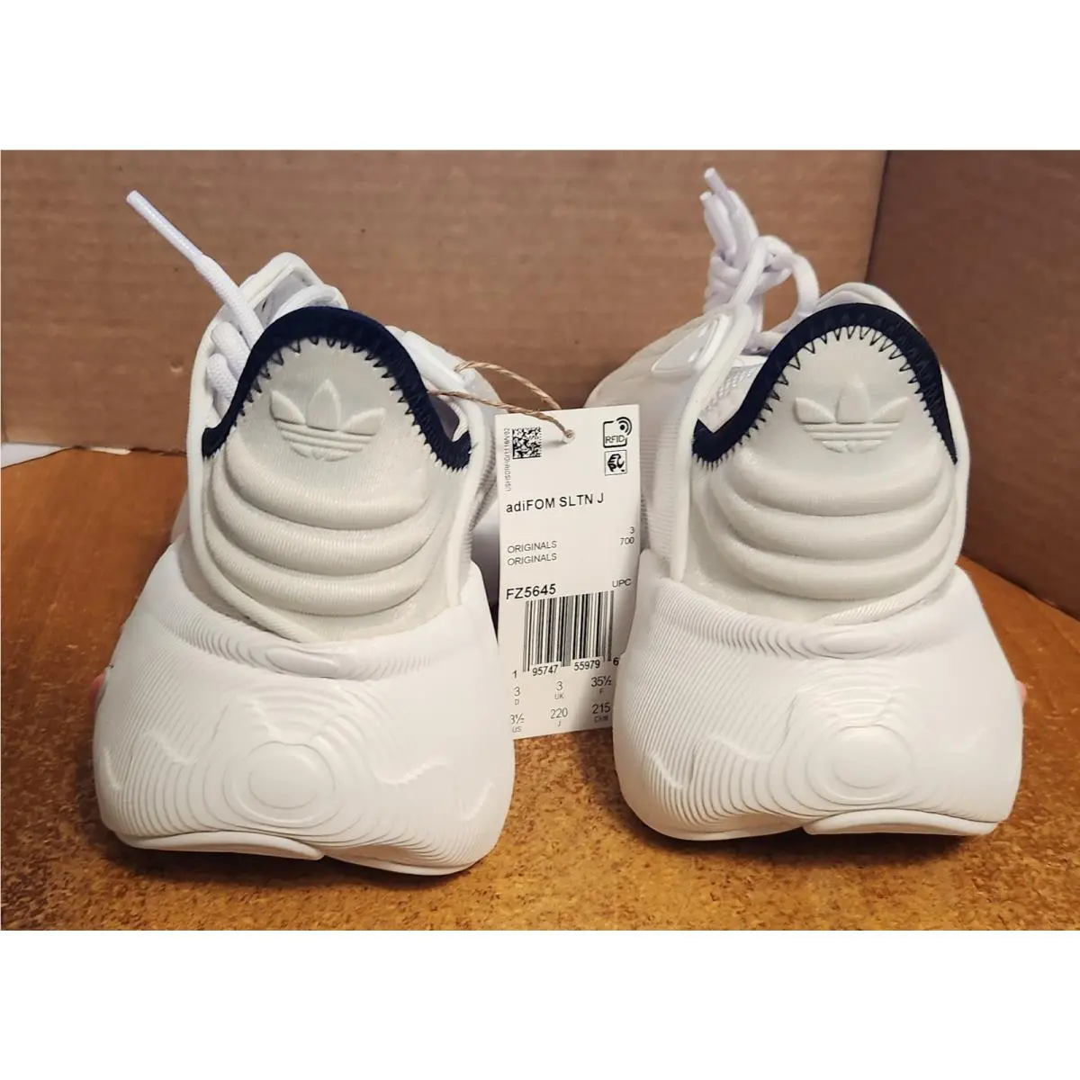 Adidas shoes - adidas AdiFOM SLTN - AdiFOM SLTN - White with Pink Accents (UPC: 195747559796) 2