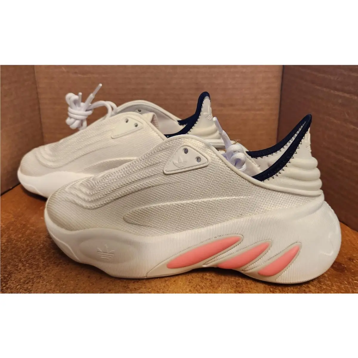 Adidas shoes - adidas AdiFOM SLTN - AdiFOM SLTN - White with Pink Accents (UPC: 195747559796) 3