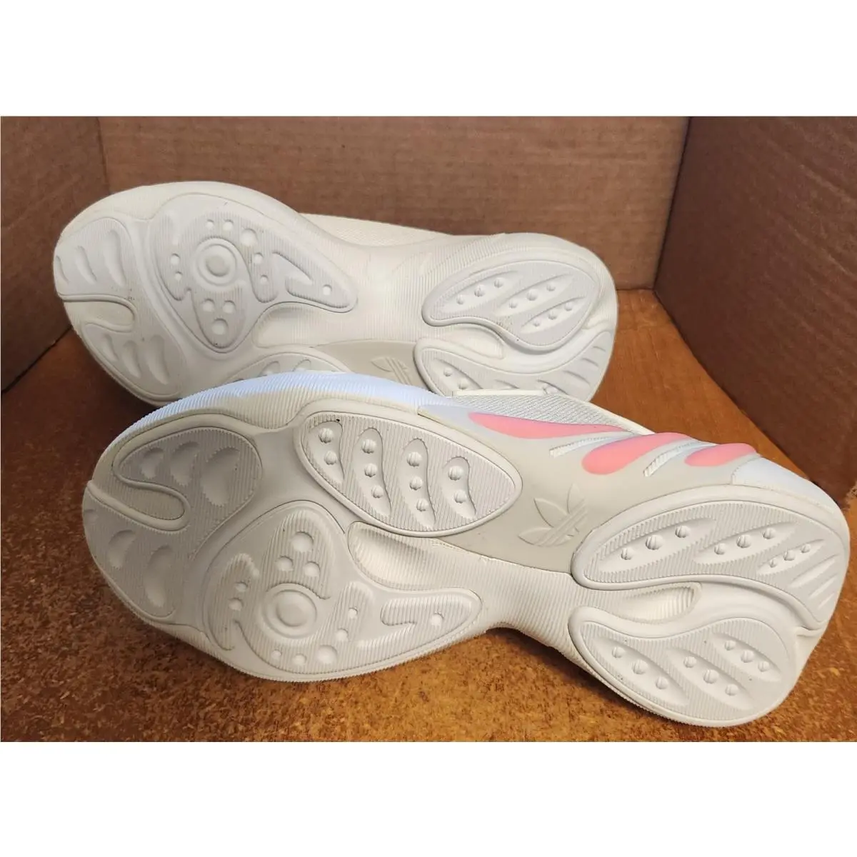 Adidas shoes - adidas AdiFOM SLTN - AdiFOM SLTN - White with Pink Accents (UPC: 195747559796) 4