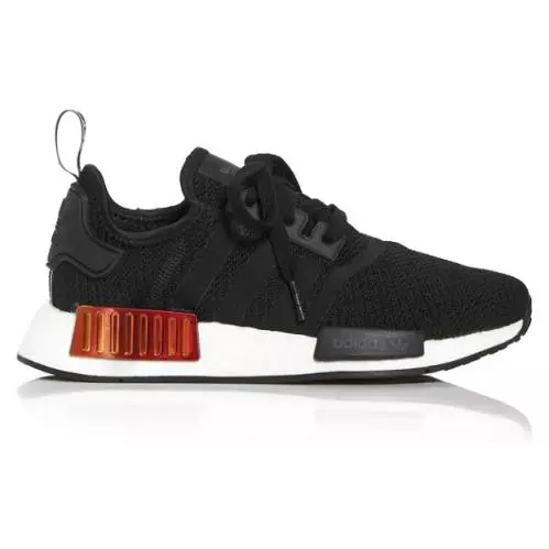 Adidas D3368 Womens Size 7M Black Nmd R1 Low-top Sneakers