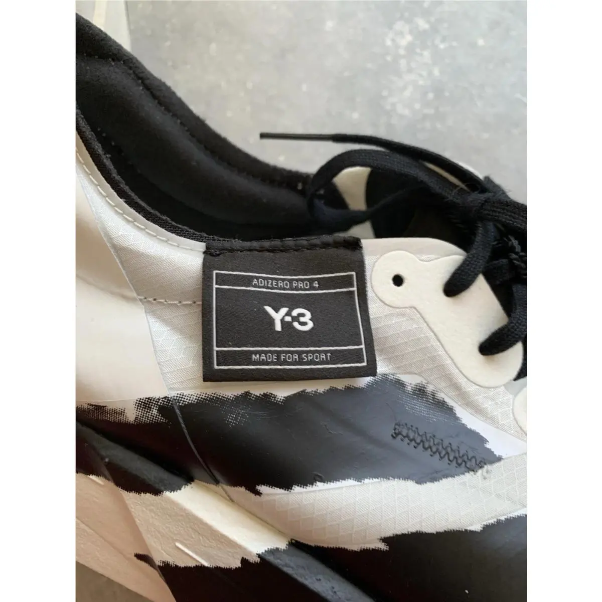 Adidas shoes - YOHJI YAMAMOTO Y-3 ADIOS PRO 4 - JR6656 - White 3