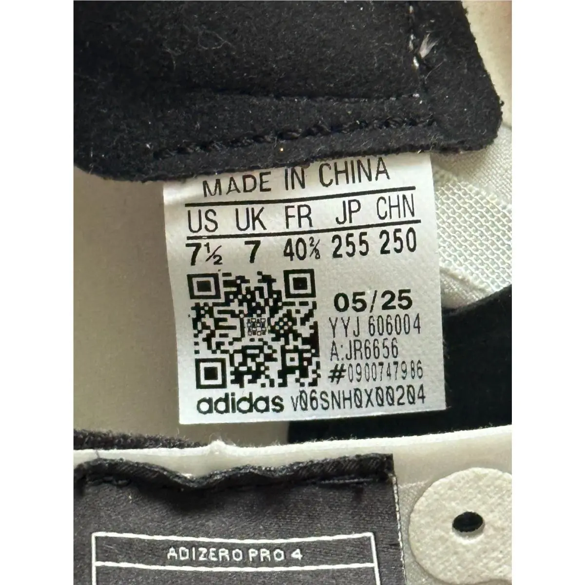 Adidas shoes - YOHJI YAMAMOTO Y-3 ADIOS PRO 4 - JR6656 - White 5