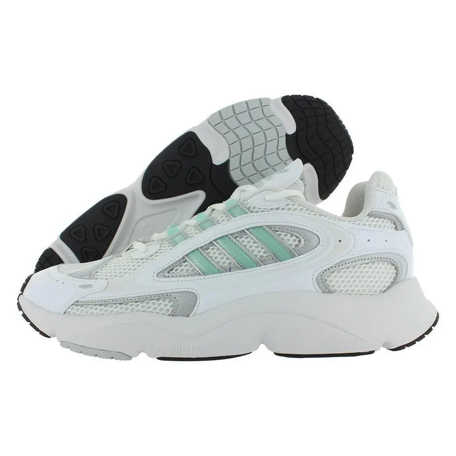 Adidas shoes - Cloud White/Clear Mint/Halo Blue, Main: White (UPC: 196473434081) 2