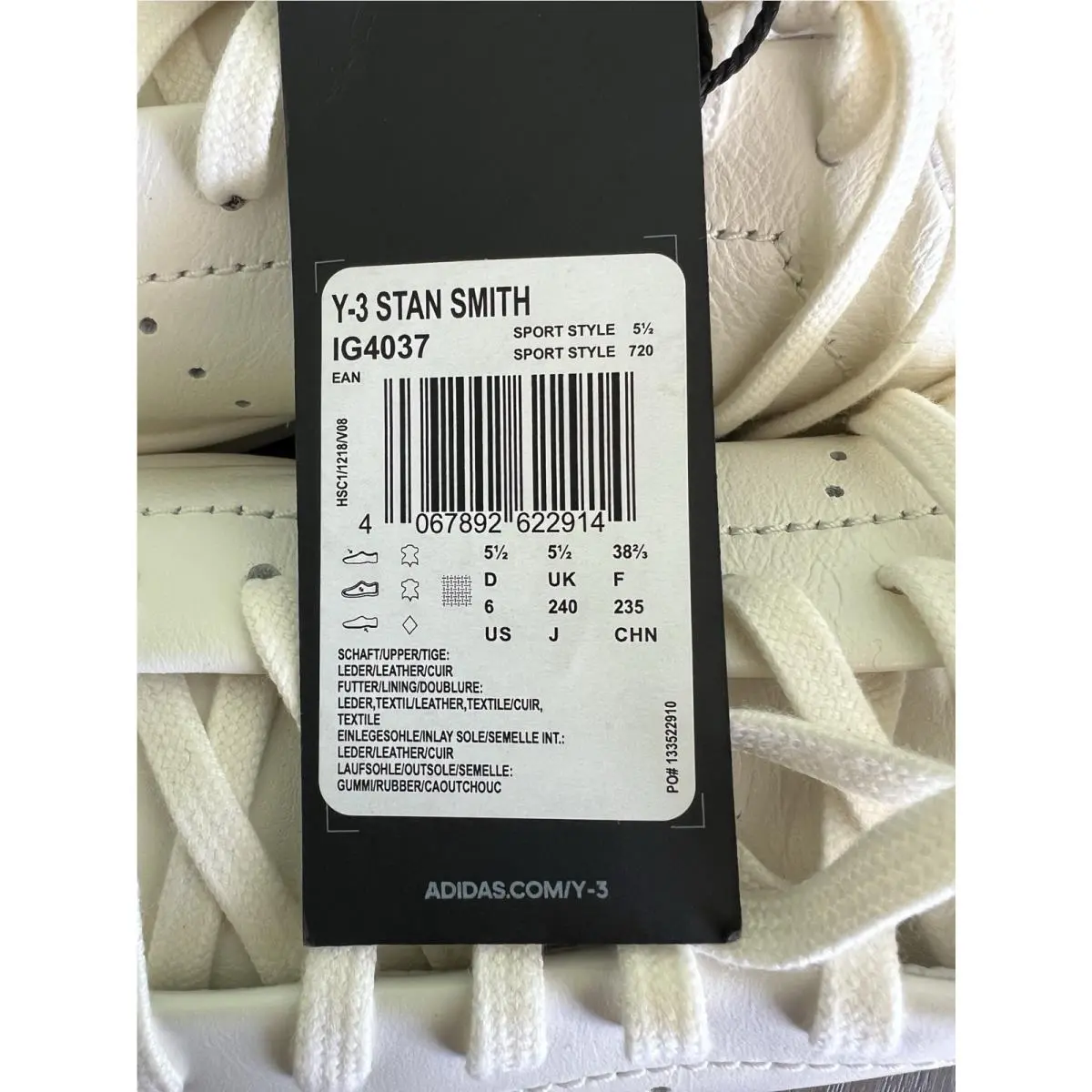 Adidas shoes - adidas Y-3 - IG4037 - White 7