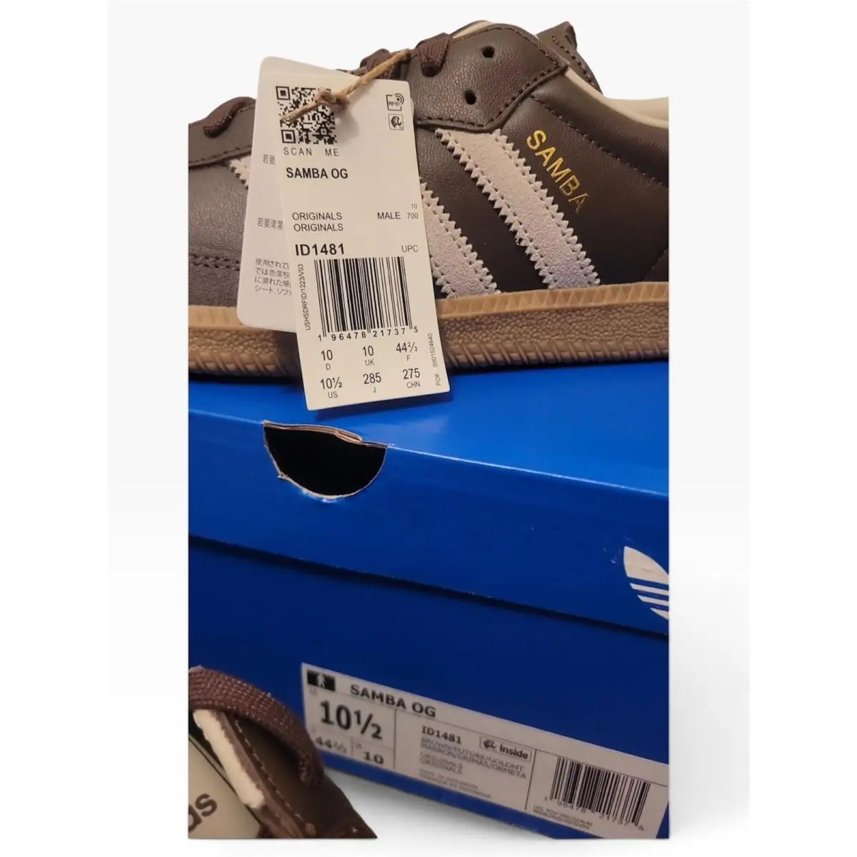 Adidas shoes - Samba OG - Samba - ID1481 - Brown 0