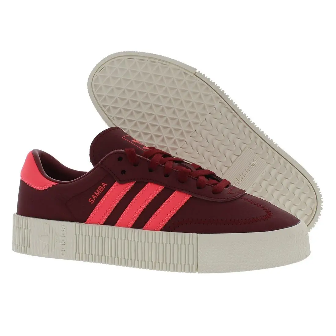 Adidas Sambarose Womens Shoes Size 9 Color: Collegiate Burgundy/flash