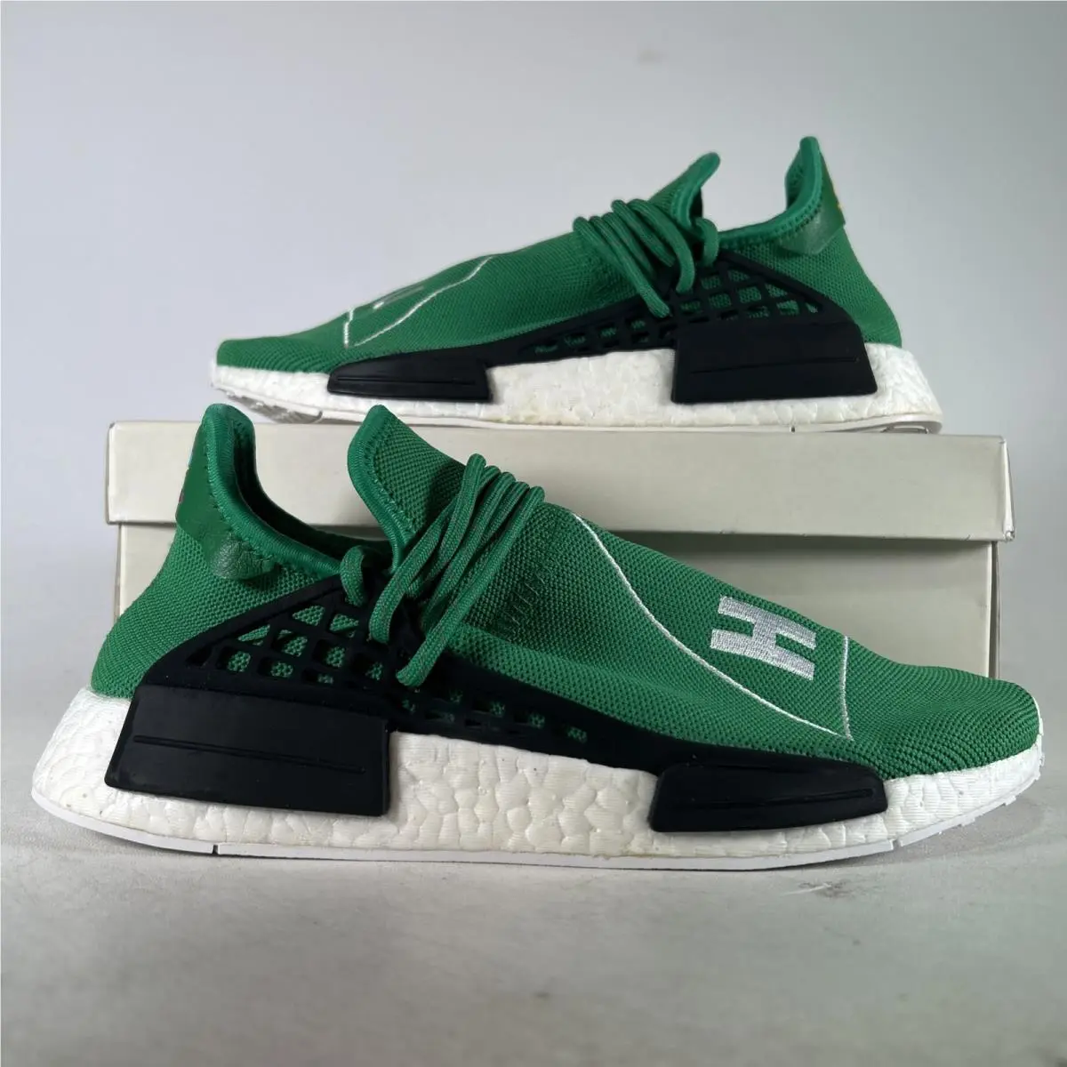 Size 8 - Pharrell x Adidas Nmd Human Race Green