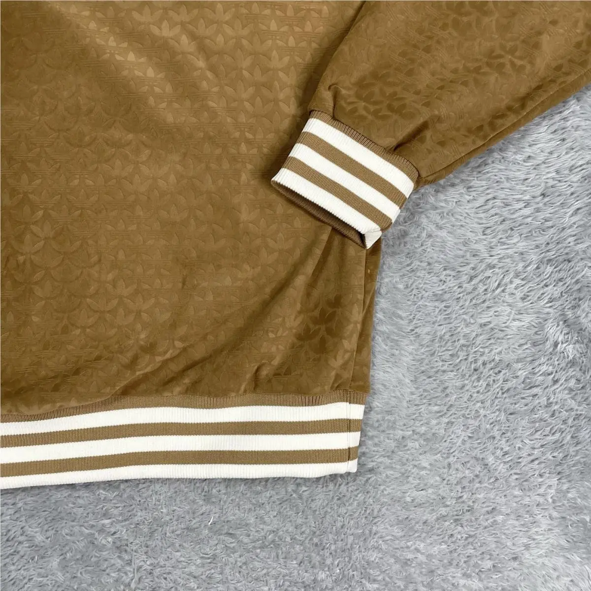 Adidas clothing - adidas Funnel Velour - Funnel Velour - Brown 2