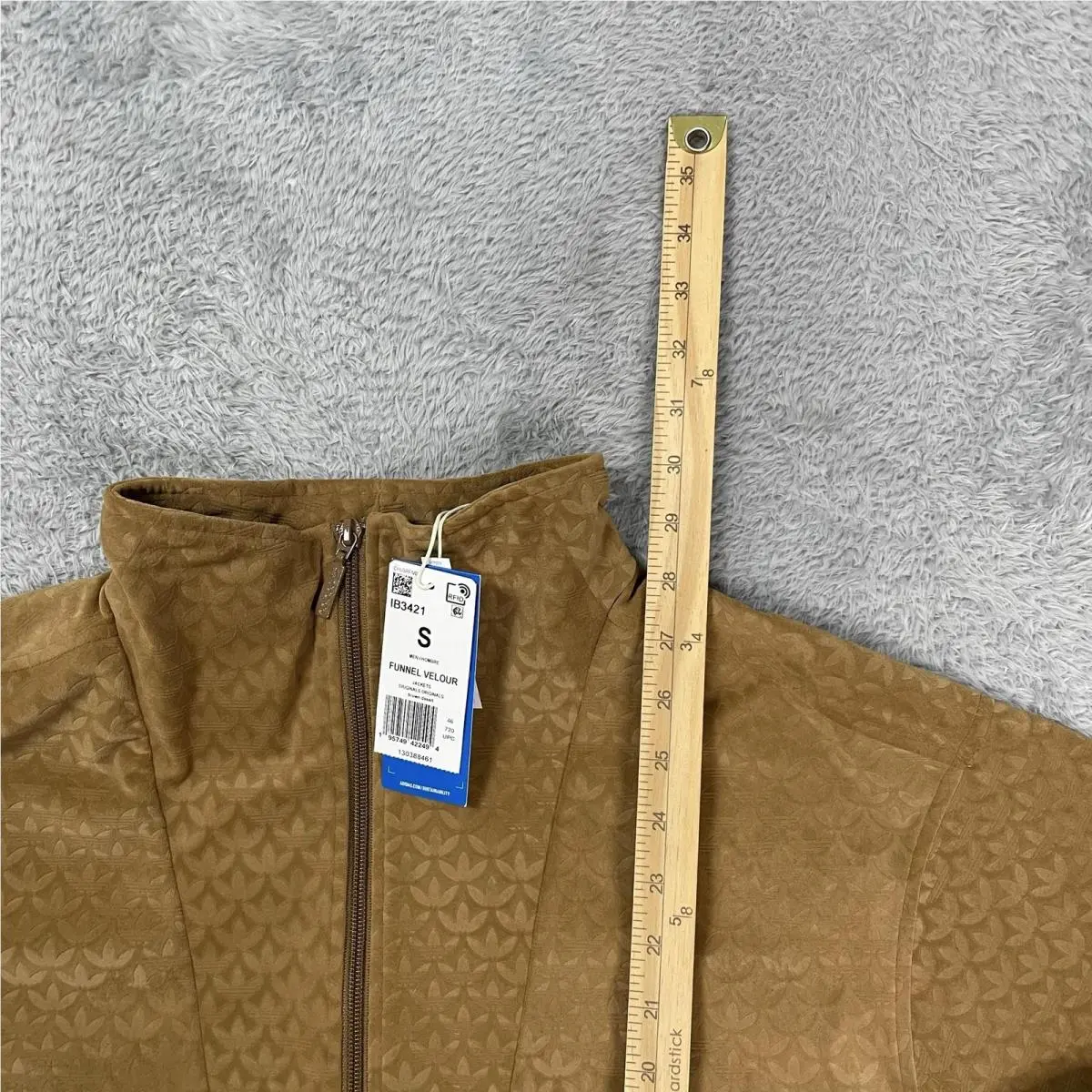 Adidas clothing - adidas Funnel Velour - Funnel Velour - Brown 6