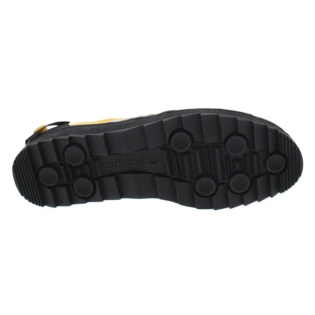 Adidas Superstar Mens Shoes Size 5 Color: Core Black/yellow