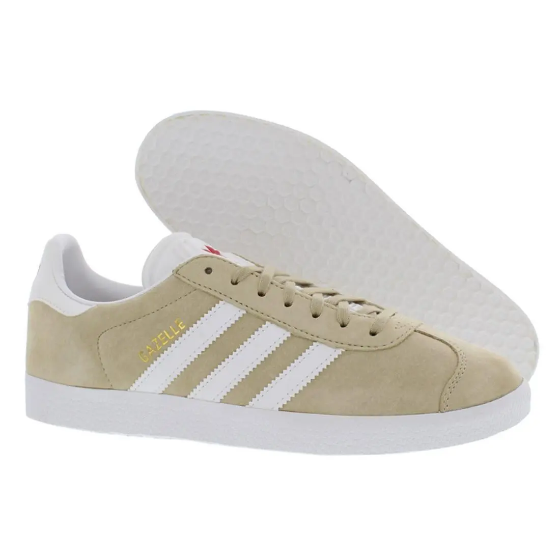 Adidas Gazelle Suede Womens Shoes Size 5 Color: Savannah/cloud White/glory Red